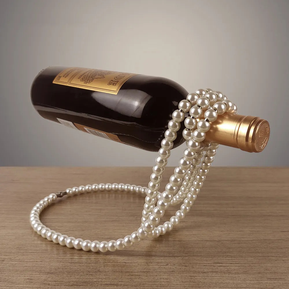 MODERNE FLASCHENHALTER-PERLENDESING