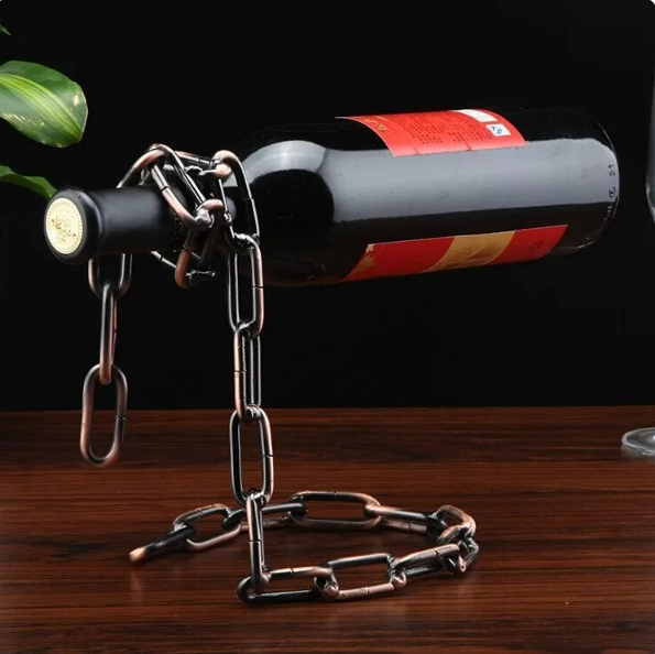 MODERNE FLASCHENHALTER-KETTENDESING